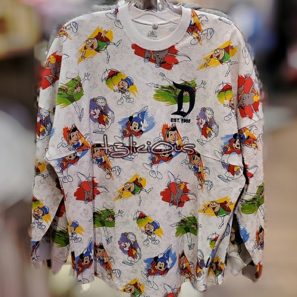 DISNEYLAND FANTASYLAND CHARACTERS SPRITE JERSEY - Picture 4 of 6